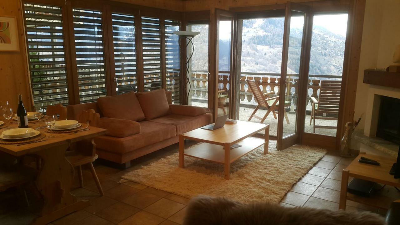 Appartement D'Une Chambre Avec Vue Imprenable - Veysonnaz Exterior photo