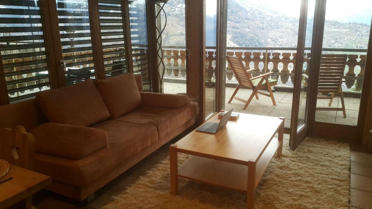 Appartement D'Une Chambre Avec Vue Imprenable - Veysonnaz Exterior photo