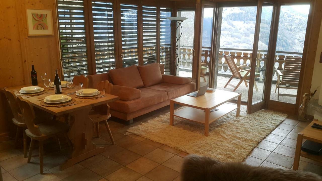 Appartement D'Une Chambre Avec Vue Imprenable - Veysonnaz Exterior photo